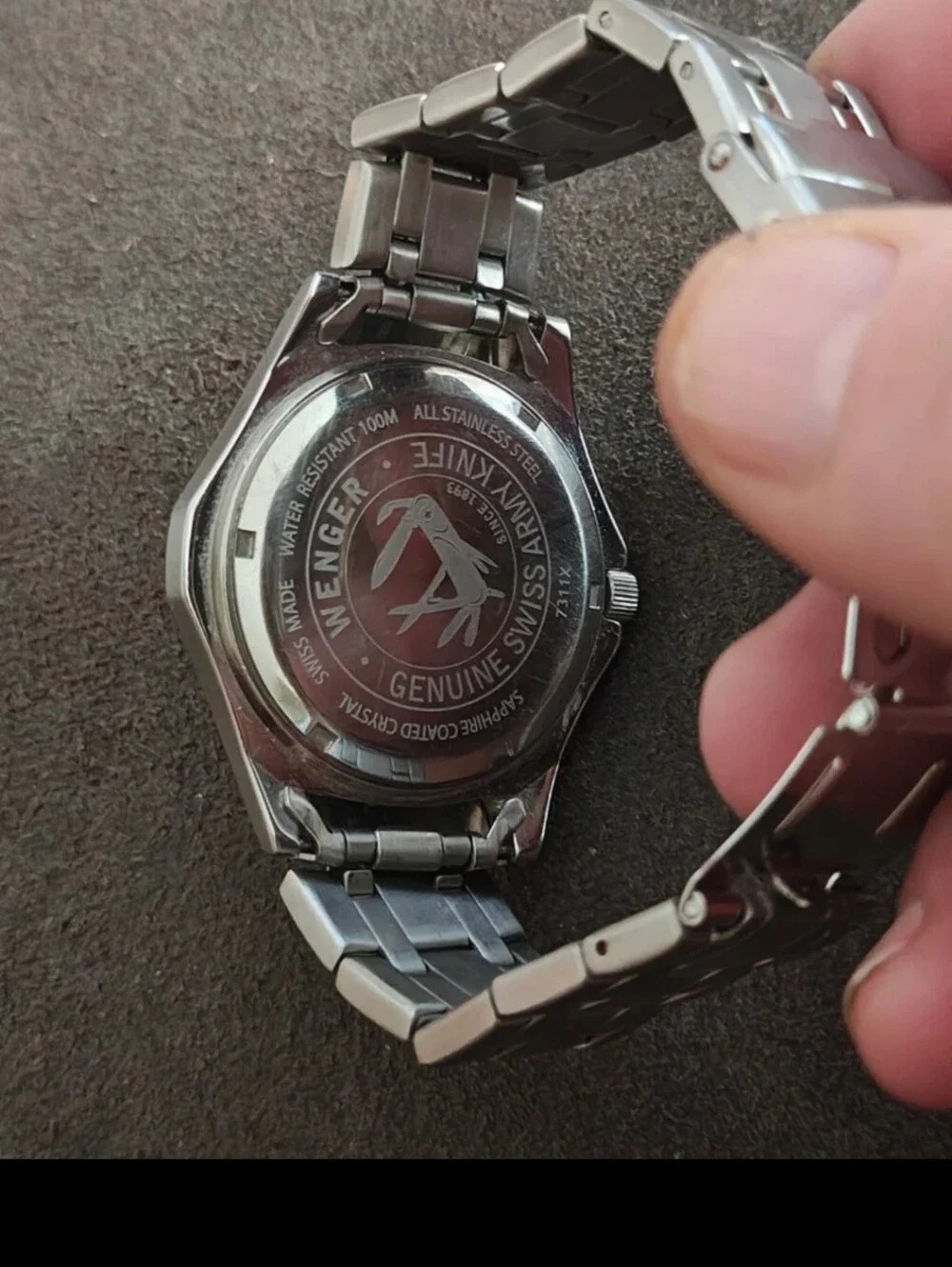 1990s Wenger Swiss Military 7311X Mens Watch